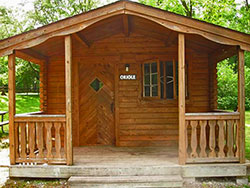 Mini camper cabin at Elk Neck