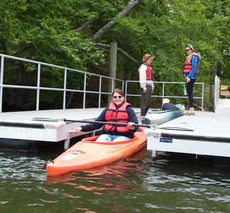 Accessible kayak launch at Greenwell State Park