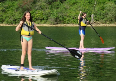 Paddle Boarding at Rocky Gap