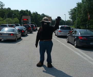 Smokey Bear at Sandy Point