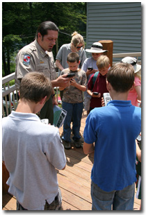 Junior Rangers at Deep Creek Lake
