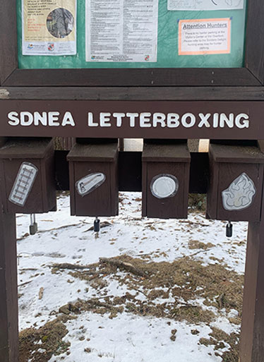 Letterbox station at Soldiers Delight